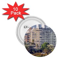 Urban Coastal Scene, Montevideo Uruguay 1 75  Buttons (10 Pack) by dflcprintsclothing