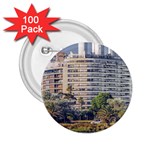 Urban Coastal Scene, Montevideo Uruguay 2.25  Buttons (100 pack)  Front