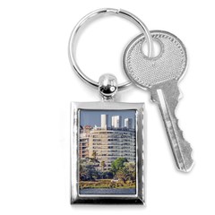 Urban Coastal Scene, Montevideo Uruguay Key Chain (rectangle) by dflcprintsclothing