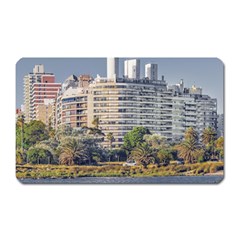 Urban Coastal Scene, Montevideo Uruguay Magnet (rectangular) by dflcprintsclothing