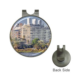 Urban Coastal Scene, Montevideo Uruguay Hat Clips With Golf Markers by dflcprintsclothing