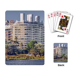 Urban Coastal Scene, Montevideo Uruguay Playing Cards Single Design (rectangle) by dflcprintsclothing