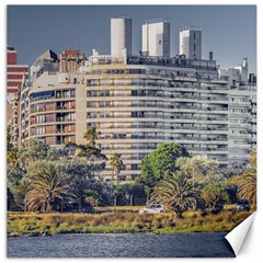 Urban Coastal Scene, Montevideo Uruguay Canvas 12  X 12  by dflcprintsclothing