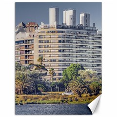 Urban Coastal Scene, Montevideo Uruguay Canvas 12  X 16  by dflcprintsclothing