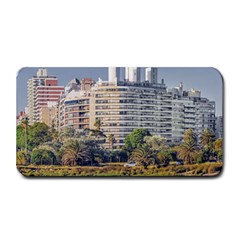 Urban Coastal Scene, Montevideo Uruguay Medium Bar Mats by dflcprintsclothing