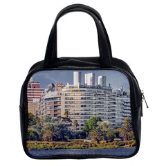 Urban Coastal Scene, Montevideo Uruguay Classic Handbag (two Sides) by dflcprintsclothing