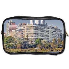 Urban Coastal Scene, Montevideo Uruguay Toiletries Bag (one Side) by dflcprintsclothing