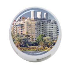 Urban Coastal Scene, Montevideo Uruguay 4-port Usb Hub (one Side)