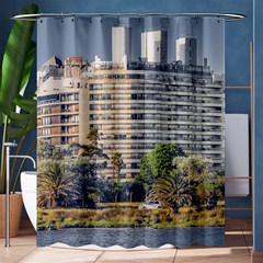 Urban Coastal Scene, Montevideo Uruguay Shower Curtain 60  X 72  (medium)  by dflcprintsclothing