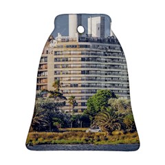 Urban Coastal Scene, Montevideo Uruguay Bell Ornament (two Sides) by dflcprintsclothing