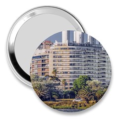 Urban Coastal Scene, Montevideo Uruguay 3  Handbag Mirrors by dflcprintsclothing