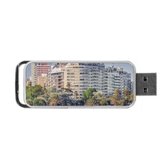 Urban Coastal Scene, Montevideo Uruguay Portable Usb Flash (one Side) by dflcprintsclothing