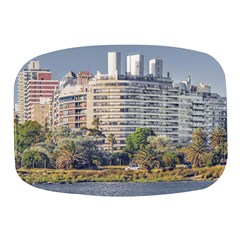 Urban Coastal Scene, Montevideo Uruguay Mini Square Pill Box by dflcprintsclothing