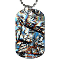 Rainbow Vortex Dog Tag (one Side) by MRNStudios