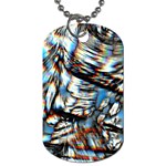 Rainbow Vortex Dog Tag (One Side) Front