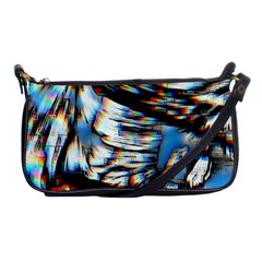 Rainbow Vortex Shoulder Clutch Bag by MRNStudios