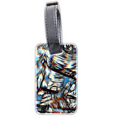 Rainbow Vortex Luggage Tag (two Sides) by MRNStudios