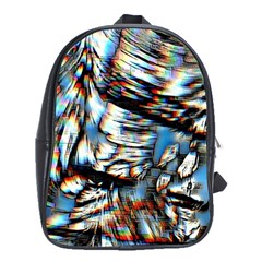 Rainbow Vortex School Bag (xl) by MRNStudios