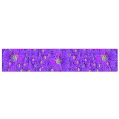 Paradise Flowers In A Peaceful Environment Of Floral Freedom Small Flano Scarf