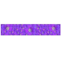 Paradise Flowers In A Peaceful Environment Of Floral Freedom Large Flano Scarf 