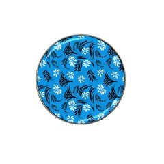 Folk Flowers Art Pattern Floral  Surface Design  Seamless Pattern Hat Clip Ball Marker by Eskimos