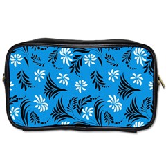 Folk Flowers Art Pattern Floral  Surface Design  Seamless Pattern Toiletries Bag (two Sides) by Eskimos