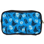 Folk flowers art pattern Floral  surface design  Seamless pattern Toiletries Bag (Two Sides) Front