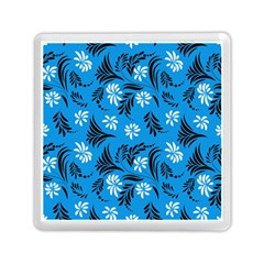 Folk Flowers Art Pattern Floral  Surface Design  Seamless Pattern Memory Card Reader (square) by Eskimos