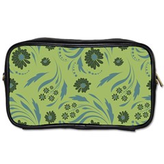 Folk Flowers Art Pattern Toiletries Bag (two Sides) by Eskimos