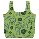 Folk flowers art pattern Full Print Recycle Bag (XL) Front