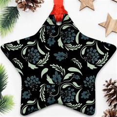 Folk Flowers Art Pattern Ornament (star) by Eskimos