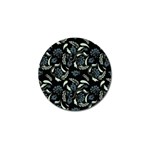 Folk flowers art pattern Golf Ball Marker (10 pack) Front