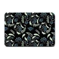 Folk Flowers Art Pattern Small Doormat  by Eskimos