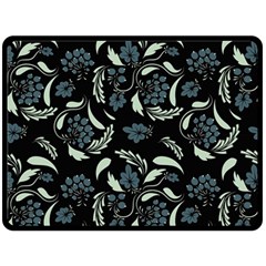 Folk Flowers Art Pattern Double Sided Fleece Blanket (large)  by Eskimos