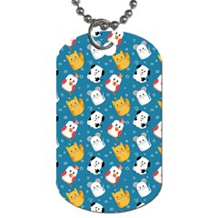 Funny Pets Dog Tag (two Sides) by SychEva