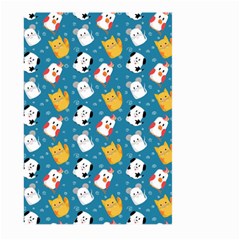 Funny Pets Large Garden Flag (two Sides) by SychEva