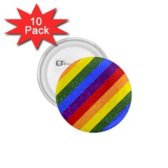 Lgbt Pride Motif Flag Pattern 1 1 75  Buttons (10 Pack) by dflcprintsclothing