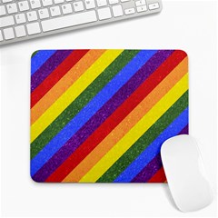 Lgbt Pride Motif Flag Pattern 1 Large Mousepads