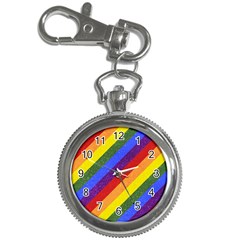 Lgbt Pride Motif Flag Pattern 1 Key Chain Watches