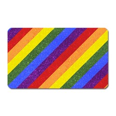 Lgbt Pride Motif Flag Pattern 1 Magnet (rectangular) by dflcprintsclothing