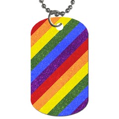 Lgbt Pride Motif Flag Pattern 1 Dog Tag (one Side) by dflcprintsclothing