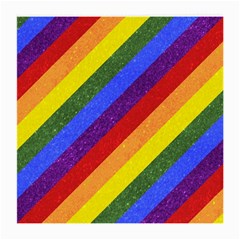 Lgbt Pride Motif Flag Pattern 1 Medium Glasses Cloth (2 Sides) by dflcprintsclothing