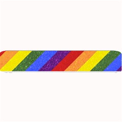 Lgbt Pride Motif Flag Pattern 1 Small Bar Mats by dflcprintsclothing