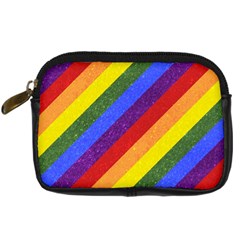 Lgbt Pride Motif Flag Pattern 1 Digital Camera Leather Case by dflcprintsclothing