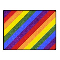 Lgbt Pride Motif Flag Pattern 1 Fleece Blanket (small) by dflcprintsclothing