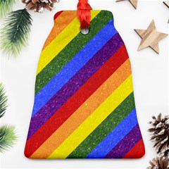 Lgbt Pride Motif Flag Pattern 1 Bell Ornament (two Sides) by dflcprintsclothing