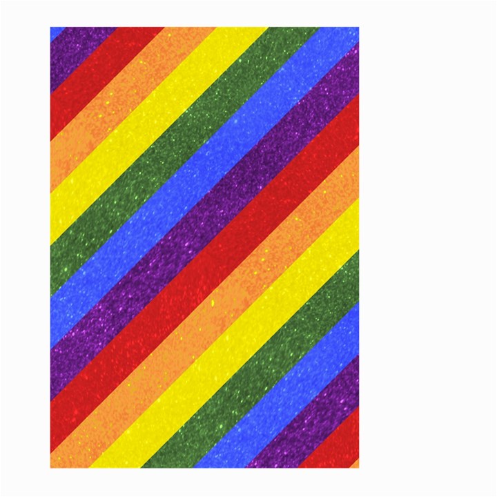 Lgbt Pride Motif Flag Pattern 1 Large Garden Flag (Two Sides)