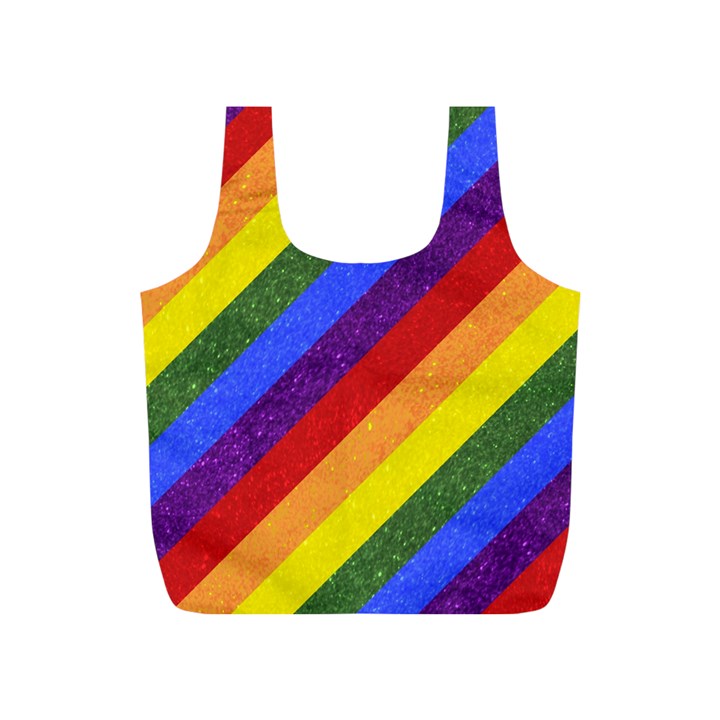 Lgbt Pride Motif Flag Pattern 1 Full Print Recycle Bag (S)