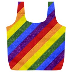 Lgbt Pride Motif Flag Pattern 1 Full Print Recycle Bag (xl)