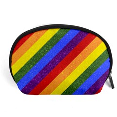 Lgbt Pride Motif Flag Pattern 1 Accessory Pouch (large) by dflcprintsclothing